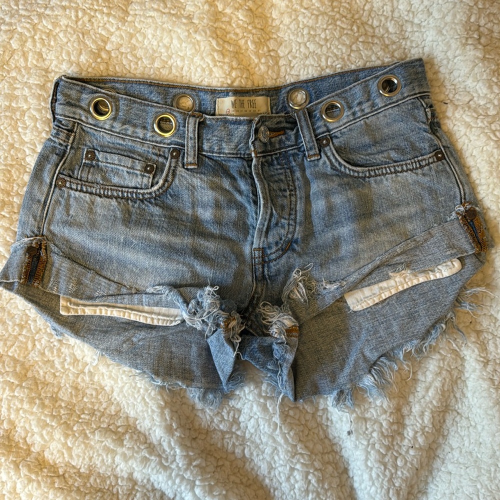 Free People Jean Shorts